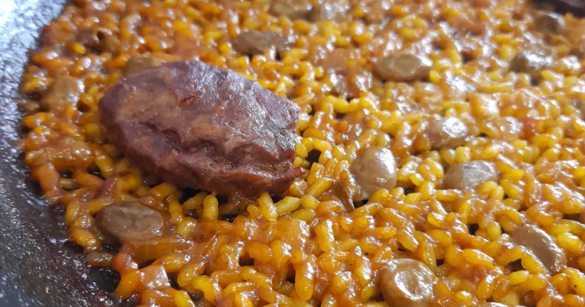 Arroz meloso con carrilleras